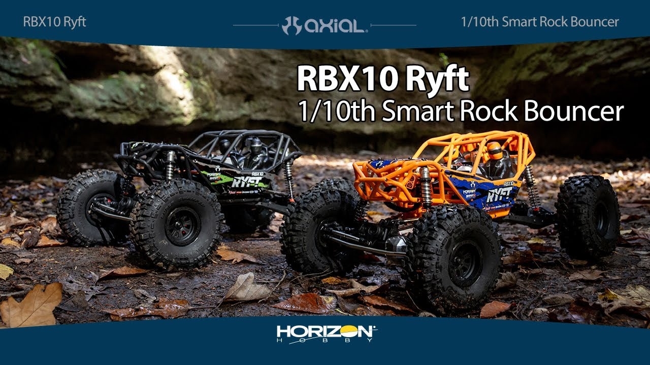 RC auto Axial RBX10 Ryft 4WD 1:10 RTR, oranžová