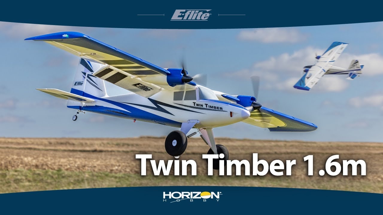 RC letadlo E-flite Twin Timber 1.6m PNP