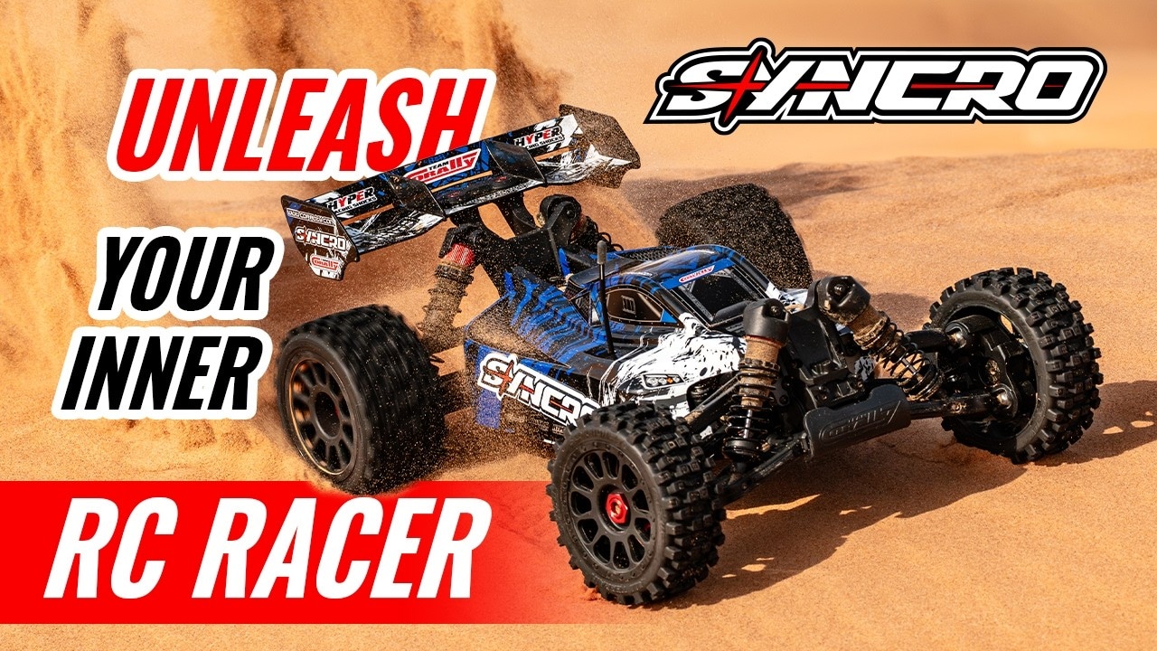 RC auto SYNCRO - BUGGY 2WD 3-4S - RTR, modrá