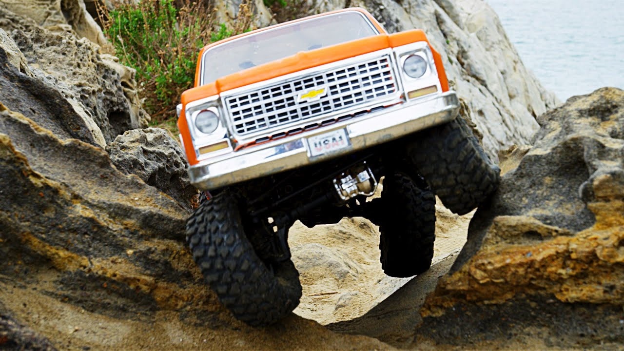 RC auto Traxxas TRX-4 Chevrolet K5 Blazer 1979 1:10 RTR, oranžová