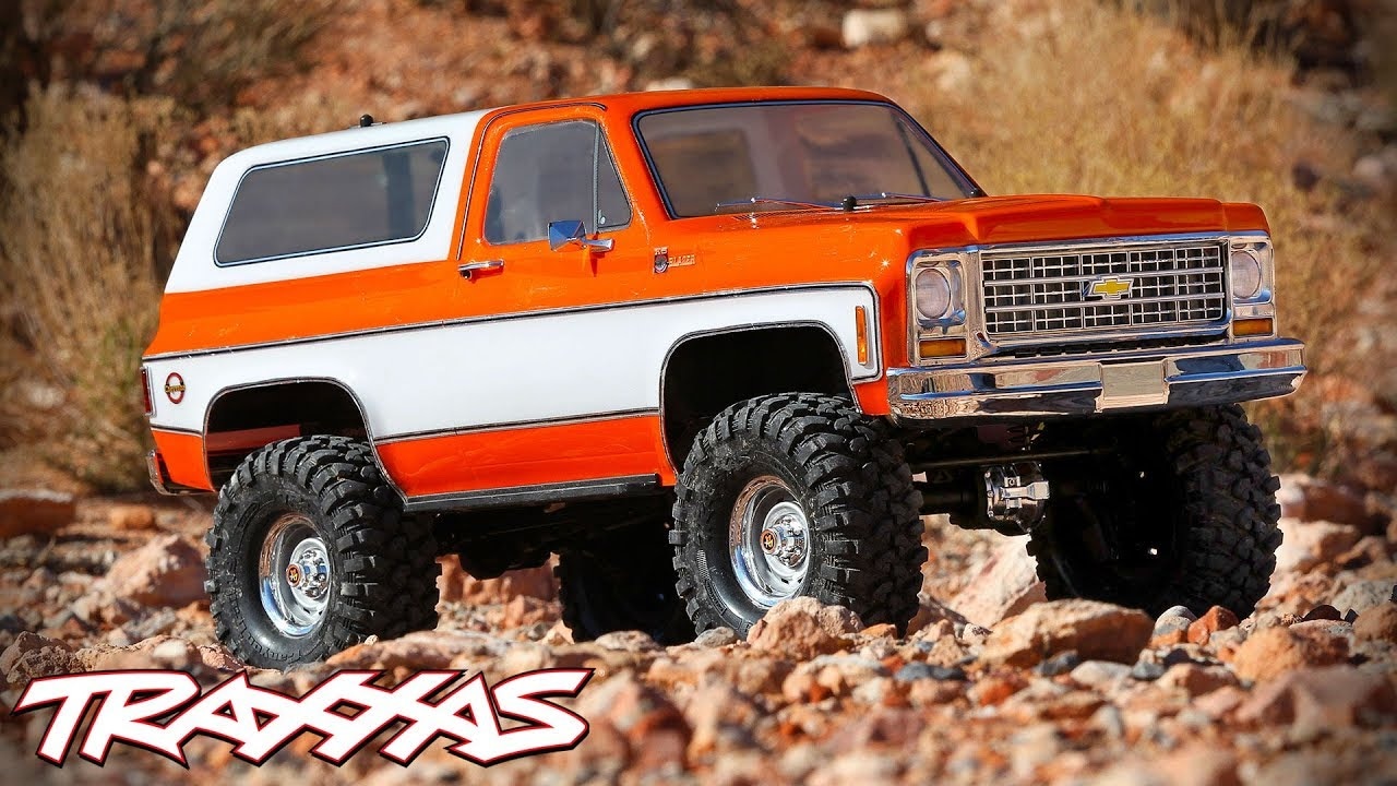 RC auto Traxxas TRX-4 Chevrolet K5 Blazer 1979 1:10 RTR, oranžová