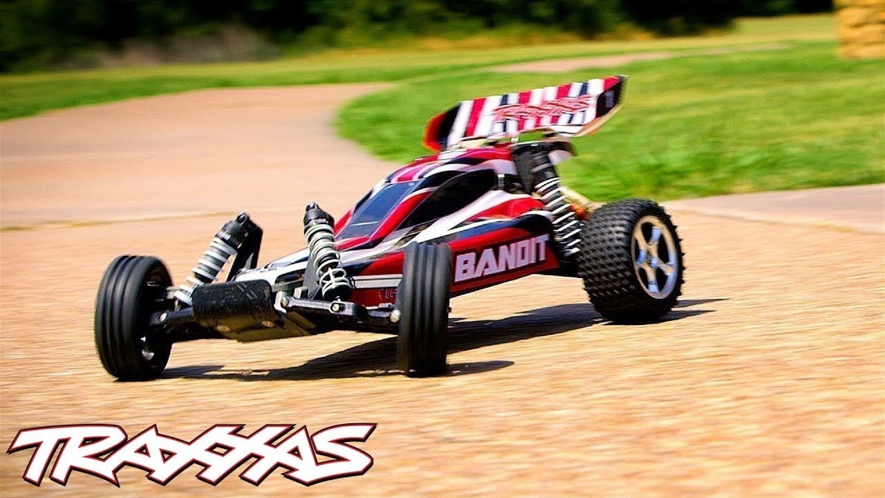 RC auto Traxxas Bandit 1:10 RTR s LED osvětlením, zelená