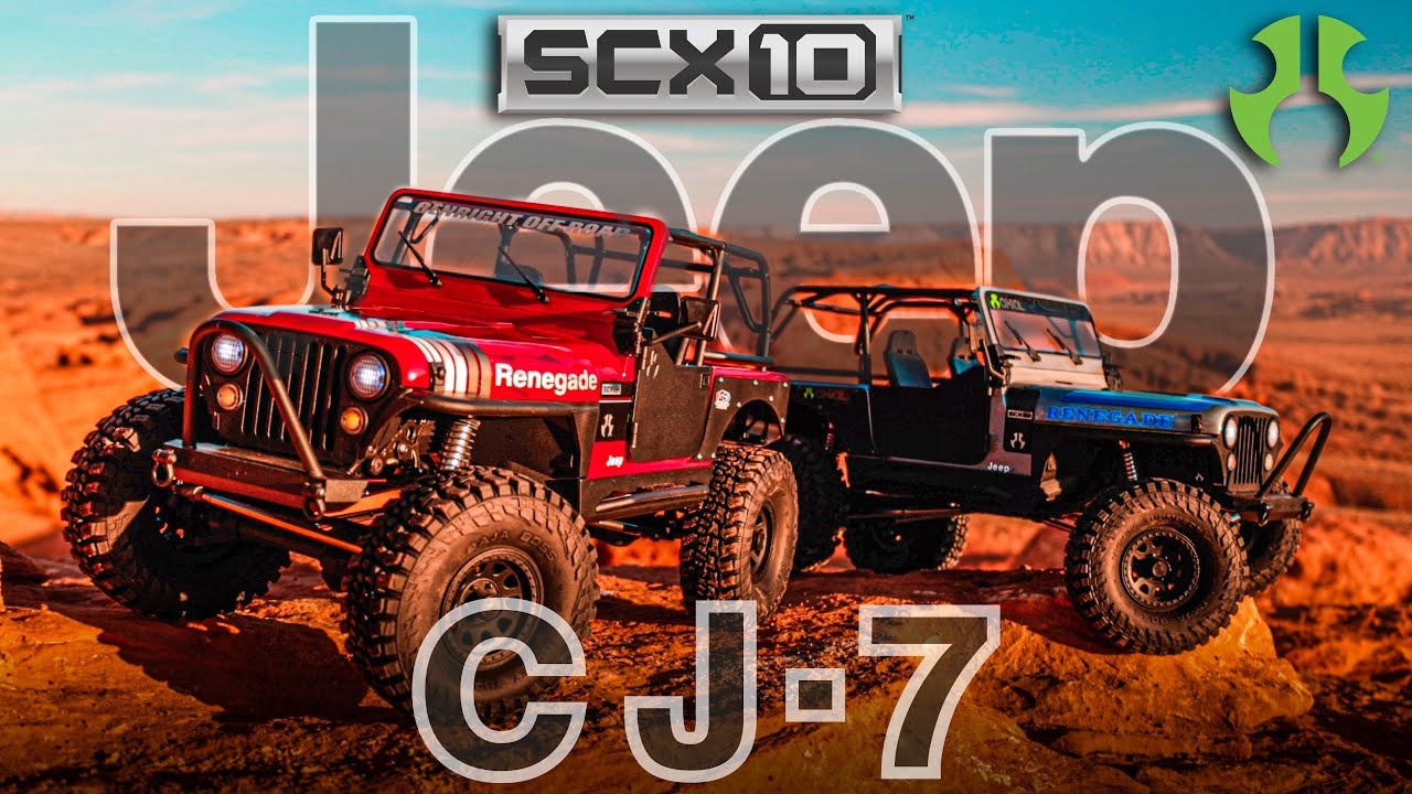RC auto Axial SCX10 III Jeep CJ-7 1:10 4WD RTR, červená