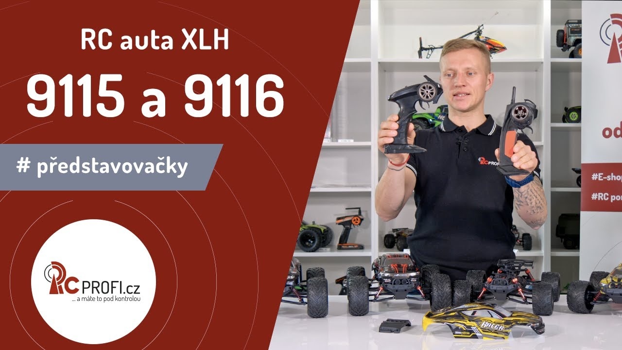 RC auto X9116 Challenger truggy inovovaná verze, červená