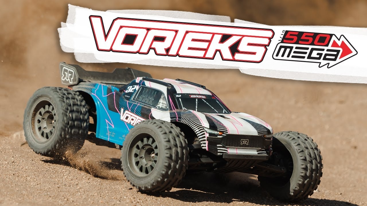 RC auto Arrma Vorteks Mega 550 1:10 RTR, Basic modrá