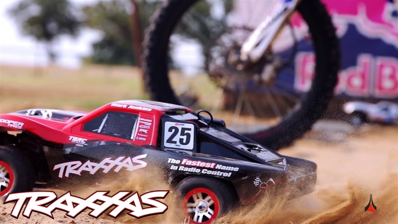 RC auto Traxxas Nitro Slayer 1:8 TQi RTR, modrá