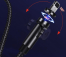 2.1A U59 Lightning Kabel s Otočnou Magnetickou Koncovkou (1m)
