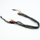 2S černý nabíjecí kabel G4/G5 v černé ochranné punčoše - dlouhý 30cm - (4mm, 3-pin XH)