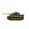 RC tank Tiger I. pozdní verze 1:16 IR, maskáč
