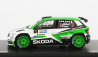 Abrex Škoda Fabia Iii R5 N 1 Rally Bohemia 2017 J.kopecky - P.dresler 1:43 Zelená Bílá