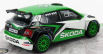 Abrex Škoda Set 2x Fabia R5 Evo N 0 Showcar 2017 a 2020 1:43, zelená-bílá