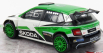 Abrex Škoda Set 2x Fabia R5 Evo N 0 Showcar 2017 a 2020 1:43, zelená-bílá