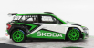 Abrex Škoda Set 2x Fabia R5 Evo N 0 Showcar 2017 a 2020 1:43, zelená-bílá