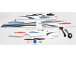 RC letadlo Air Trainer 1.4m PNP 3-Axis Flight Stabilizer