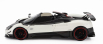 Almost-real Pagani Zonda 5 Cinque Roadster 2009 1:18 Bílý Černý Uhlík