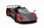 Almost-real Pagani Zonda 5 Cinque Roadster 2009 1:18 Červený Černý Uhlík