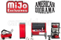 American diorama Accessories Set Officina Garage Tool 1:64 Šedá Červená