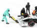 American diorama Figurky mechaniků F1 Pit-stop Set 1 2020 1:18, černá