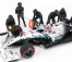 American diorama Figurky mechaniků F1 Pit-stop Set 1 2020 1:18, černá
