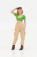 American diorama Figures Girl Hip Hop - 1 1:18 Bílá Zelená