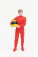 American diorama Figures Man Racing Legend 80s-a 1:18 Red
