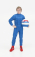 American diorama Figures Man Racing Legend 80s-b 1:18 Blue