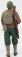 American diorama Figures Soldato Americano Con Fucile - Usa Soldier I With Rifle Gun 1:18 Zelená Hnědá