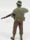American diorama Figures Soldato Poliziotto Militare Con Fucile - Miltary Police Soldier Iv With Rifle Gun 1:18 Zelená Hnědá