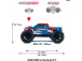 RC auto Arrma Granite Grom 1:18 4WD Smart RTR, modrá