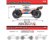 RC auto Arrma Kraton 6S V6 BLX 1:8 4WD RTR, modrá/růžová