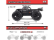 RC auto Arrma Notorious 6S V6 BLX 1:8 4WD RTR, černá