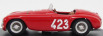 Art-model Ferrari 166mm Barchetta Spider Ch.0034 N 423 1:43, červená