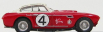 Art-model Ferrari 340 Mexico Ch.0222 Vignale Coupe N 4 1:43, červená