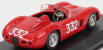 Art-model Ferrari 500tr Spider Ch.0640 N 332 Giro Di Sicilia 1957 C.rivolo 1:43 Red