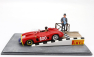 Art-model Ferrari Diorama - 290mm Spider S/n0626 N 600 Mille Miglia 1956 Juan Manuel Fangio 1:43 Červená Modrá Žlutá