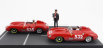 Art-model Ferrari Diorama Set 2x 315s Spider Sn0684 N 535 1:43, červená