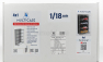 Atlantic Vetrina display box Espositore - For 4 Cars 1/18 Lungh.lenght Cm 36.8 X Largh.width Cm 12.5 X Alt.height Cm 57.4 (altezza Utile Tra I Ripiani Cm 12.0 Inner Height Among Shelves) 1:18 Plastový Displej