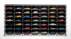 Atlantic Vetrina display box Espositore - For 49 Cars 1/64 Lungh.lenght Cm 78.0 X Largh.width Cm 8.0 X Alt.height Cm 38.0 (altezza Utile Tra I Ripiani Cm 4.5 Inner Height Among Shelves) 1:64 Plastový Displej