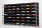 Atlantic Vetrina display box Espositore - For 49 Cars 1/64 Lungh.lenght Cm 78.0 X Largh.width Cm 8.0 X Alt.height Cm 38.0 (altezza Utile Tra I Ripiani Cm 4.5 Inner Height Among Shelves) 1:64 Plastový Displej