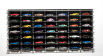 Atlantic Vetrina display box Espositore - For 49 Cars 1/64 Lungh.lenght Cm 78.0 X Largh.width Cm 8.0 X Alt.height Cm 38.0 (altezza Utile Tra I Ripiani Cm 4.5 Inner Height Among Shelves) 1:64 Plastový Displej