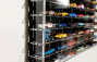 Atlantic Vetrina display box Espositore - For 49 Cars 1/64 Lungh.lenght Cm 78.0 X Largh.width Cm 8.0 X Alt.height Cm 38.0 (altezza Utile Tra I Ripiani Cm 4.5 Inner Height Among Shelves) 1:64 Plastový Displej