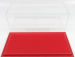 Atlantic Vetrina display box Maranello Base In Pelle Rossa - Leather Base Red - Lungh.lenght Cm 32.5 X Largh.width Cm 16.5 X Alt.height Cm 12.5 (altezza Interna 11.5 Cm ) 1:18 Plastový Displej