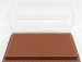 Atlantic Vetrina display box Molhouse Base In Pelle Marrone 1:24, hnědá