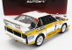 Autoart Audi Quattro Sport S1 (night Version) N 2 4th Rally Montecarlo 1986 With Figure W.rohrl - C.geistdorfer 1:18 Žlutá Bílá Červená