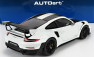 Autoart Porsche 911 991-2 Gt3 Rs Weissach Package 2019 - Black Rims 1:18 Bílá Černá