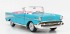 Autoworld Chevrolet Bel Air Cabriolet Open 1957 1:18 Aqua Blue