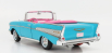 Autoworld Chevrolet Bel Air Cabriolet Open 1957 1:18 Aqua Blue