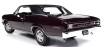 Autoworld Chevrolet Chevelle Ss 396 1966 1:18 Bordeaux Black