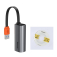 Baseus Steel Cannon USB - LAN, Gigabit network adapter (grey)
