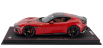 Bbr-models Ferrari 12cilindri V12 830cv Panoramic Roof 2024 - Glossy Black Rims - Con Vetrina - With Showcase 1:18 Rosso Corsa - Červená